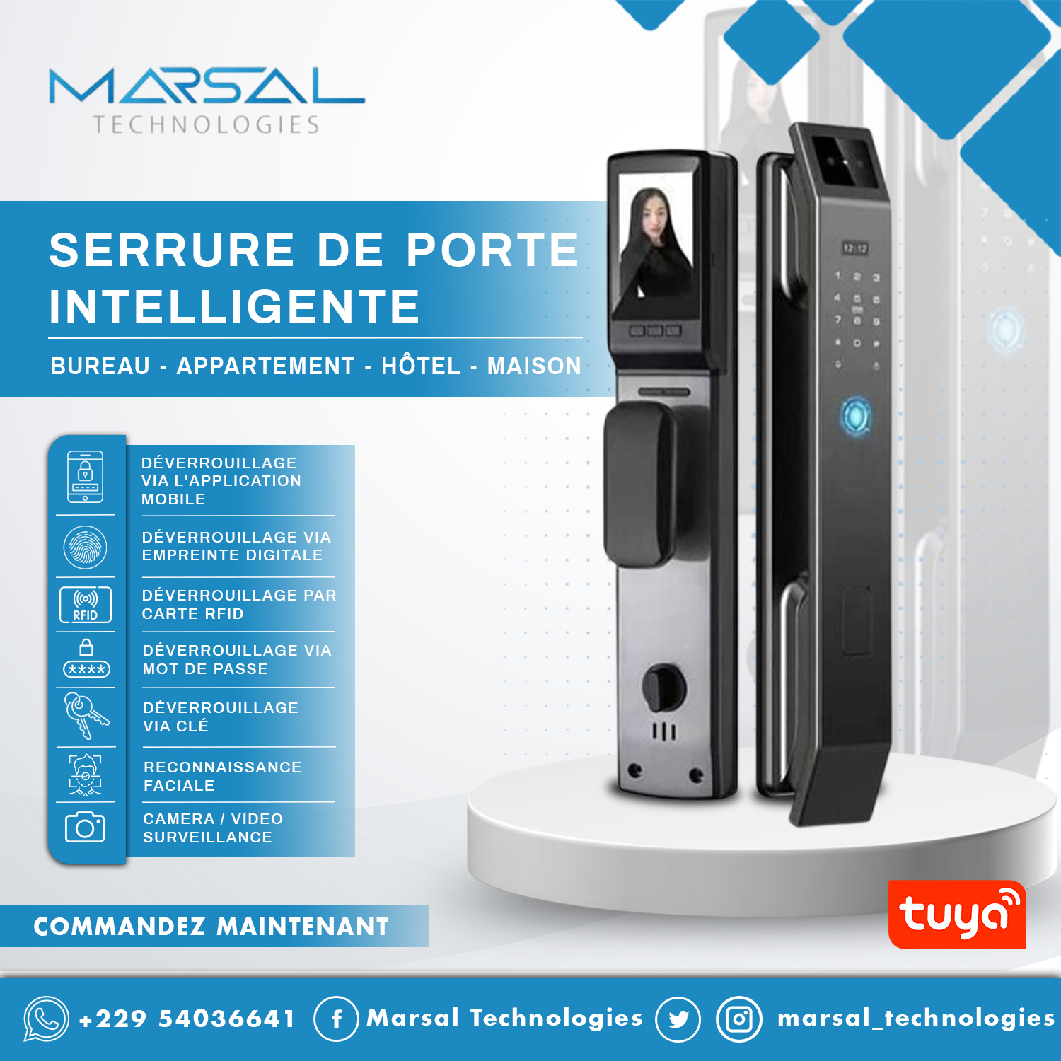 Serrure carte RFID